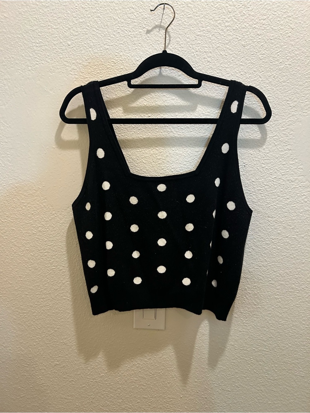 Victor Glemaud for Target Black Tank with White Polka Dots